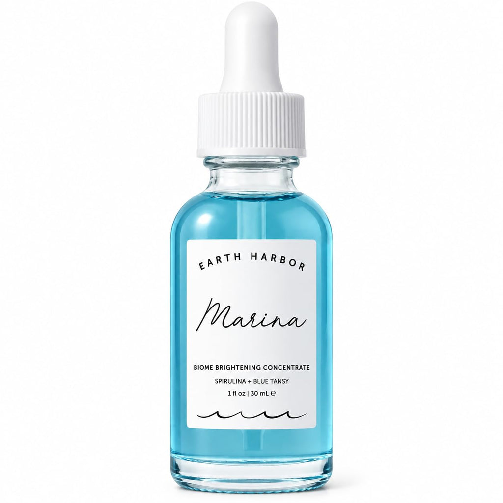 Earth Harbor Marina Biome Concentrate, Squalane & Blue Tansy Facial Serum