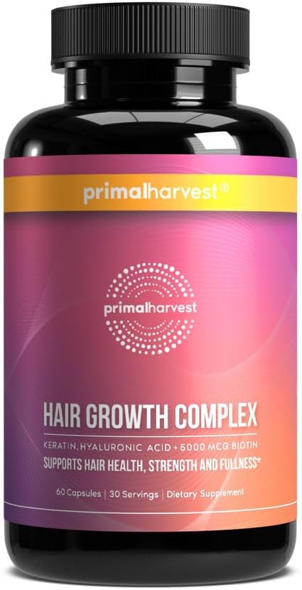 Hair Growth Complex - Daily Supplement, Gluten & Dairy Free