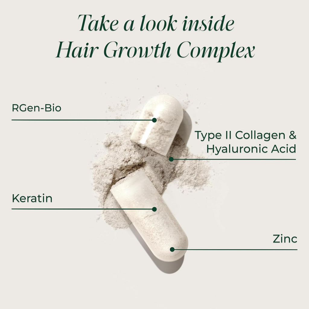 Hair Growth Complex - Daily Supplement, Gluten & Dairy Free