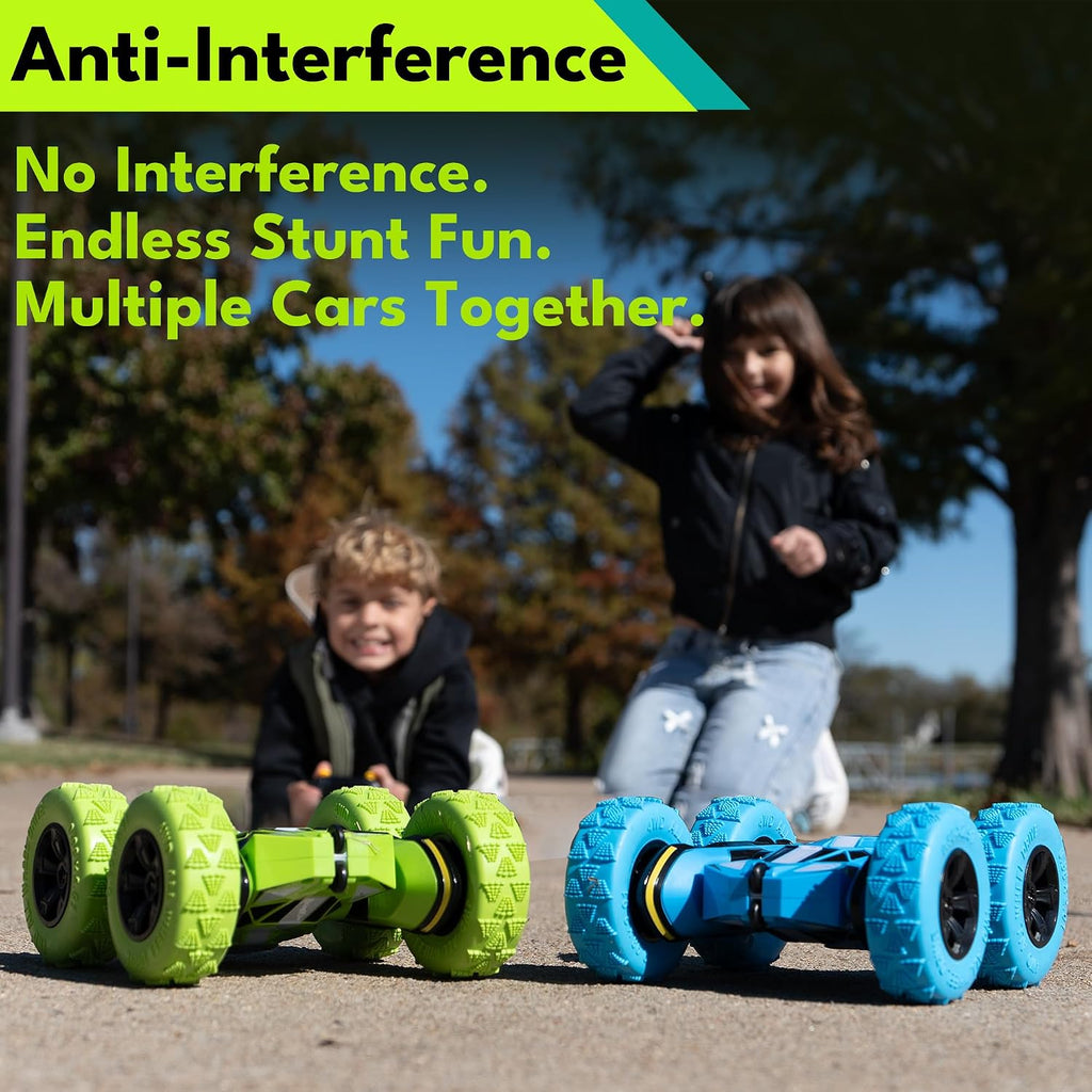 Threeking Remote Control Car Rc Flip Stunt Cars Toys Gifts for Kids Ages 6+