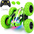 Threeking Remote Control Car Rc Flip Stunt Cars Toys Gifts for Kids Ages 6+